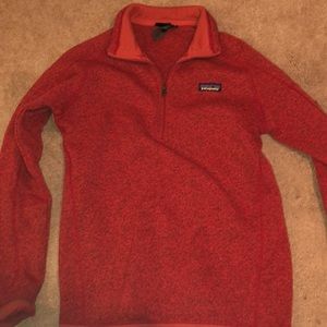 Red women’s Patagonia jacket